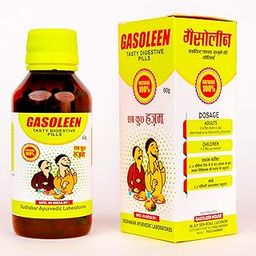 Sudhakar Gasoleen 60 Gms Tasty Digestive Pills Very Useful For Indigestion, Acidity, Gas and Constipation-picture-29