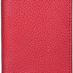 Premium Leather Zip Closure Unisex RFID Travel Key Case Pouch (Cherry)-picture-13