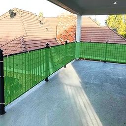GREEN DECOR Monofilament Fabric Self Fold Baby Kids Safety Net Protector for Balcony & Staircase Railing Guard,Balcony Net Baby Safety Products (Green Color, 1.50X1 MTR)-12