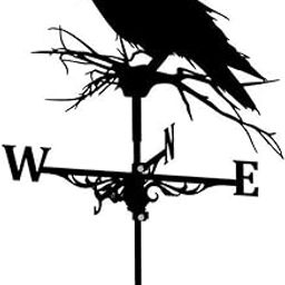 SECRET DESIRE™ Stainless Weathervane Farm Scene Outdoor Garden Yard Roof Decoration Crafts Crow-image-38
