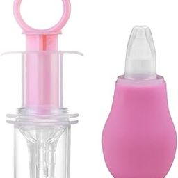 The Cheeky Kidzz Baby Nasal Nose Aspirator Vacuum Nose Suction Sucker Cleaning Squeezable Pump With Multi-Functional Smart Medicine Dropper (PATTERN 59, LARGE)-image-108