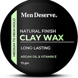 Men Deserve Natural Finish Hair Clay Wax (75gm)-picture-23