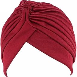 Women's Stretch Polyester Pagri Headwear Hair Wrap Turban Hat Chemo Beanie Cap Head Scarf Hijab Braid Silky Turban Hats for Men & Women, Boys and Girls-image-16