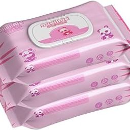 MINI ME Paraben Free wipes for baby skin with Aloe Vera, Fragrance Free, pH Balanced, Dermatologically Safe, Natural Care Baby Wipes Baby Wipes, 72 Wipes/Pack With Lid Pack, 3 packs-image-43