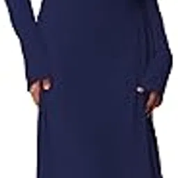 shasmi Women’s Square Neck A-Line Dress – Long Sleeve, Tie Waist, Knitted Stretchable, Casual & Office Outfit, Solid Winter Midi Dress for Women (Dress 221)-picture-44
