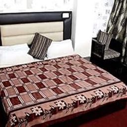 Fabture Wool & Wool Blend 200 TC Quilt Cover (Standard_Coffe)-image-12