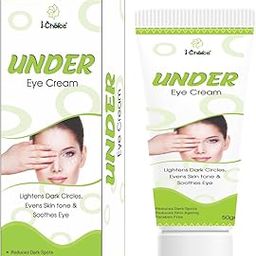 I-Choice Under Eye Cream - Lightens Dark Circles, Evens Skin Tone, Soothes and Hydrates Under-Eye Area | Helps To Reduces Puffiness | Nourishing Eye Moisturizer for All Skin Types (50g)-picture-56