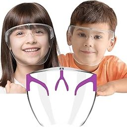 FREE KIDS N95 MASK JUNIOR Face Shield For Kids Above 6 Years | PURPLE Anti-fog, Washable, fits Perfectly | POLYCARBONATE HD VISION Shield By Weekend Inc.-image-22