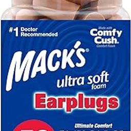 Mack's Ear Care Ultra Soft Foam Earplugs, 50 Pair-22