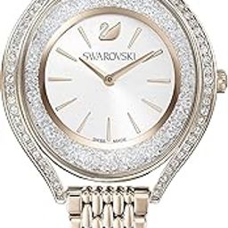 Crystalline Aura Watch, Swiss Made, Metal Bracelet, Gold Tone, Champagne Gold-Tone Finish-picture-26