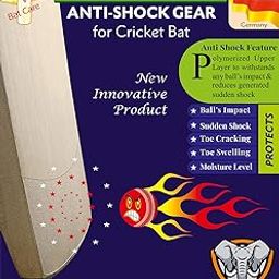 Tusker Cricket Bat Toe Protector, Self Adhesive Sheet, Transparent-image-20