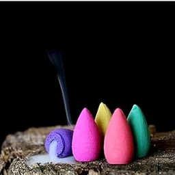 Backflow Dhoop Cones, Back Flow Incense Cone Pack of 100 Pcs for Smoke Fountain/Original Backflow Dhoop Cones (100 Pcs)-image-18