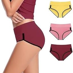 Womens Breathable 100% Hipser Regular & Plus Size Underwear | Cotton Brief | High Waist Full Coverage Tummy Controller | High Rise Underpants Womens Panties - (Pack of 3)-picture-12