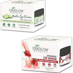 OxyGlow Herbals Under Eye Cream & Lip Scrub Combo-picture-38