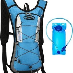 CALANDIS™ Hydration Backpack with 2L Hydration Bladder for Biking Backpacking Climbing Blue | Hydration Packs | Hiking Backpacks | & Hiking | Outdoor Sports-image-71