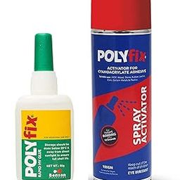 Multipurpose Instant Superglue accelerator (Aerosol) with cyanoacrylate super glue HV combo Kit (50g + 100ml)-picture-0