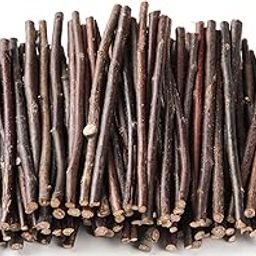 YPZAKA Wood Log Sticks for Crafts 100 Pcs 4 Inch Long Birch Wood Craft Sticks Natural Twigs Sticks for Crafting DIY Crafts Supplies Photo Props School Projects Card Making-picture-12