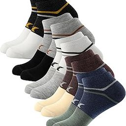 Ankle Socks for Men & Women Made With Combed Cotton, Ideal for Regular Casual Wear (Pack of 5), Free Size (Multicolors)-image-46
