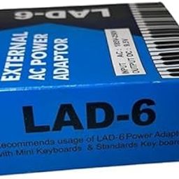 LAD-6 AC 9.5V Power Adaptor for Keyboard, Black(Original)-31