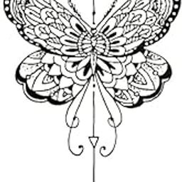 Simply Inked Butterfly Temporary Tattoo Designs (Butterfly Arrow Tattoo)-26