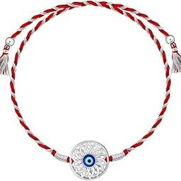 925 Silver Evil Eye Rakhi in Silver | Gifts for Men and Boys | Quirky Rakshabandhan Rakhi for Brother | Silver Rakhi for Boys & Men With Certificate of Authenticity and 925 Stamp-47