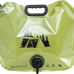 HOMENITY® - 1pc 8L Collapsible Water Container with Spigot - Durable, Portable PE Hydration Pack for Camping, Hiking & Travel - Ideal for All-Terrain Vehicles for Adventurers-image-46