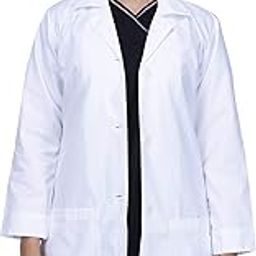 UNIFORM CRAFT Women's Polyester and Cotton Twill Doctors Coat, White-11