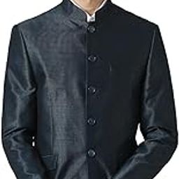 Men's Blazer (VHBZCSLF504223_Navy-image-90