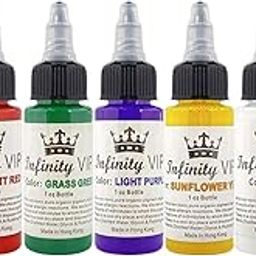 SAZ DEKOR 7Pcs Tattoo Ink Pigment Set Permanent Painting Pigment Kit For Skin Beauty|Professional Complete Tattoo Kit & Supplies, Tattoo Ink Set with Accessories, Body Art Stencil Pack For All|-image-51