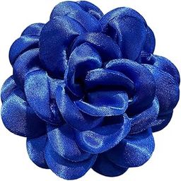Fashion My Day Flower Brooch 3.94'' Floral Hair Pins for Women Decorative Elegant Lapel Pin Navy Blue | Pins & Brooches | Fashion Jewelry-image-6