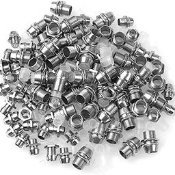 50PCS HIRCQOO Metal Round Lamp Emitting Diode Mount Panel Display Socket Base Compatible with Mount Panel Display Socket Base Diode Lighting (5mm)-image-7