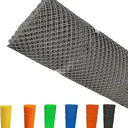 SAI PRASEEDA 4 Feet Height X 10 Feet Length UV Stabilized PVC Tree Guard Net_Fencing net_Fencing Mesh_Anti Bird Net_Black Color SP58-8