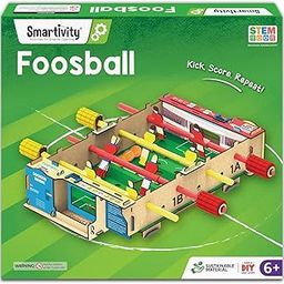 Smartivity DIY Foosball Table for Kids Ages 6-7-8-9-10-11-12 Years I Indoor Scoccer Game | Birthday Gifts for Boys & Girls | STEM Science Toy for Kids Age 6-12 Years Old-image-14