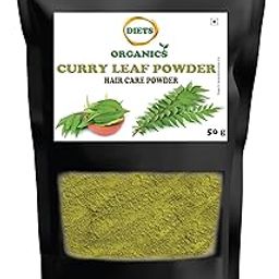 DIETS ORGANICS Curry Leaves Powder,karuvepillai Powder For Strong and Shiny Hair -50G-image-63