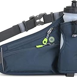 Ubervia Sports Hydration Belt Bag Running Belt Waist Pack Bum Bag with Water Bottle Holder for Men Women Running Cycling Hiking Walking-image-8