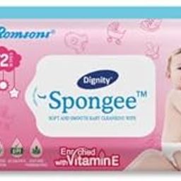 Dignity Spongee Baby Wet Wipes, 150x200 mm, 72 Wipes/Pack (Pack of 24) 1728 Wipes-image-35
