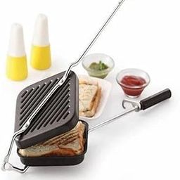 Grill Sandwich Toaster with Non Stick Coating-image-18