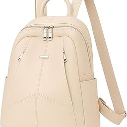 Anti-Theft Cross Leather Backpack & Purse for Women | Shoulder Bag for Women and Girls | College Bag for Girls | Multipurpose Travel Bag | Durable | Convertible-image-96