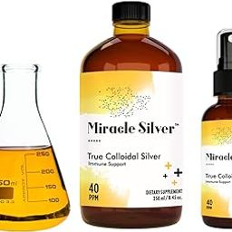 Blessed Organics Miracle Silver | True Colloidal Silver 40 Ppm 250 Ml | Nano Particle Yellow Silver | Natural Immune Booster | High Strength | Ultrafine Particles | Glass Bottle | Lab Certified - Drop-image-69