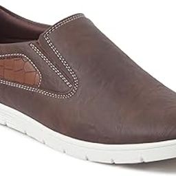 Men's Slip On Brown Casual Shoe-image-29