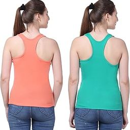 Women's Cotton Rich Racerback Tank Top-image-64