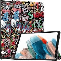 Robustrion Cover for Samsung Galaxy Tab A8 10.5 inch Cover Case, Trifold Flip Case Cover for Samsung A8 Tablet 10.5 inch [SM-X200/X205/X207] 2022 - Hippy-image-38
