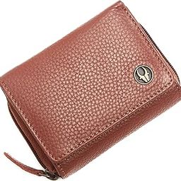 Genuine Leather Women’s Wallet – Bi-Fold Clutch with 8 Card Slots, Cash Compartment & Hidden Zip Pocket- Carry All Your Daily Essentials (Tan)-82
