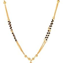 Rohini Gold Plated Anti Tarnish Dokiya Mangalsutra for girls and women (Set of 1)-image-39