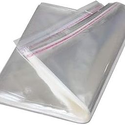 Plastic - 12 X 16 Size (Pack Of 50 Pcs) | Transparent Polybags For Packing Saree Cloth Sealable | Used For Saree Packing, Shirts Packing Etc. Bopp Poly Bags Self Adhesive (50, 12X16 Inch)-image-29