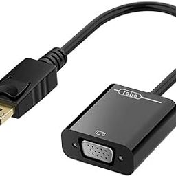 Tobo DisplayPort (DP) to VGA Adapter, Gold-Plated Display Port to VGA Adapter (Male to Female) Compatible with Computer, Desktop, Laptop, PC, Monitor, Projector, HDTV-TD-260TC.-image-74