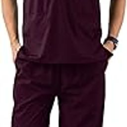 Scrub Suit - Classic V-Neck Healthcare Uniform Set | Premium Blend for Comfort and Durability | Ideal for Doctors, Nurses, and Hospital Staff-image-55