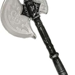 BookMyCostume Parashu Battle Axe Ganesha Pharsa Fancy Dress Costume Accessories for Kids Free Size Silver/Black-image-35