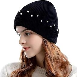 Fashiol Winter Very Soft Super Warm Snow Proof Knitted Cap (Inside Fur) Woolen Ladies Beanie Cap for Women and Girls (Pack of 1) - Multicolor-image-51