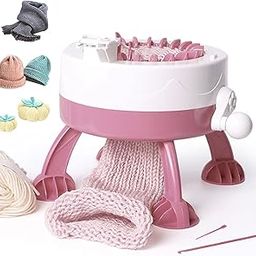 Yohencin SENTRO Knitting Machine, 22 Needles Smart Weaving Loom Knitting Board Rotating Double Knitting Loom Machine, DIY Hand Artifact Wool Machine for Adults and Kids-picture-23